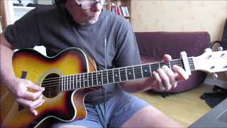 Johnny Johnny Jeanne Mascover guitare acoustique [upl. by Ekard]