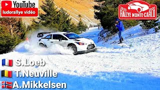 Essais tests MonteCarlo 2019 de Seb Loeb Andreas Mikkelsen et Thierry Neuville Hyundai i20 WRC [upl. by Franzoni49]