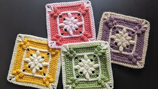 Fıstıklı Motif Modeli  Crochet Square  Crochet Motifs [upl. by Enilarak]