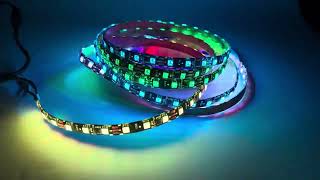 addressable Digital RGB LED Strip 12V WS2811 Addressable LED Strip [upl. by Nosreip388]