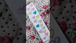 2min easy bookmark for friend diy art artshorts painting shortsfeed [upl. by Jedidiah616]