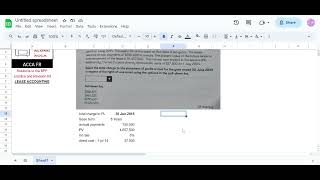 ACCA FR Lease Accounting 110 [upl. by Nay108]