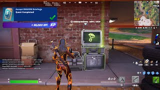 Fortnite  Accept Shadow Briefings WEEK 8 Quests Challenges [upl. by Letsirhc294]