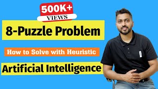 Lecture 13 Artificial intelligence 8 puzzle problem solution using heuristic value in AI [upl. by Jenesia]