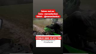 CFORCE 1000 VS KFX 700 CForceVsKFX QuadBattle FullThrottle OffRoadDuel [upl. by Olrac136]