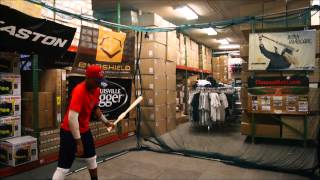 2 Handed Weighted Wood Bat Trainer closeoutbatscom [upl. by Kleeman338]