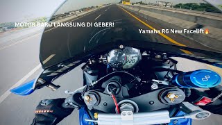 Motor Baru Yamaha R6 New Langsung Di Geber🔥 YamahaR6 [upl. by Airamalegna]