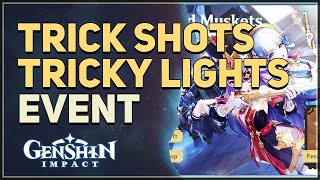 Trick Shots Tricky Lights Genshin Impact [upl. by Owiat]