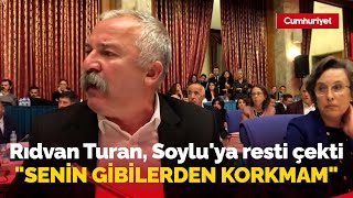 HDPli Rıdvan Turan Süleyman Soyluya resti çekti quotSenin gibilerden korkmamquot [upl. by Burbank70]