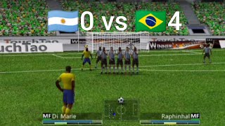 Brazil vs Argentina winner soccer EVO Elite gameplay [upl. by Reginauld291]