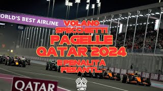 VOLANO SPECCHIETTI E PENALITÁ PESANTI  PAGELLE GP QATAR 2024 [upl. by Haletky459]