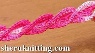 Crochet Braid Ribbon 3D CROCHET PATTERN [upl. by Nivlek468]