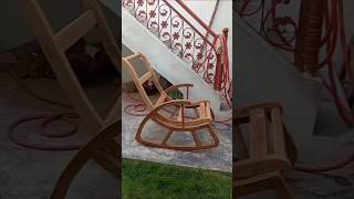 Wooden rocking chair popularwoodworking diyfurniture woodworkingprojects wood [upl. by Purdy21]