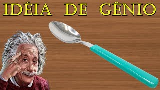 VEJA O QUE ONIVALDO PRUMOLINO FEZ COM COLHER DE COZINHA IDEIA INCRIVEL DE GENIO [upl. by Dinnage173]