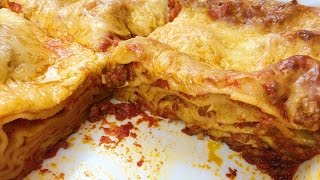 Einfache Lasagne mit Tomaten Hackfleischsauce  Tomatensauce [upl. by Adnileb]