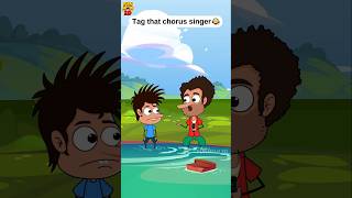 Pedda singer🎤🎵 funmoji2d song songs comedy cartoon villagecomedy funny shorts animation [upl. by Hnahym]