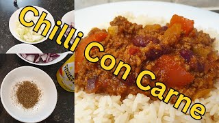 Simple Easy Delicious Chilli Con Carne [upl. by Vanderhoek]