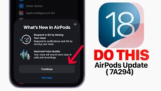 iOS 18  AirPods Update [upl. by Sucramat467]