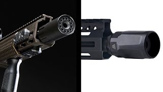 Warwick Jacketed Muzzle Brake vs Wedgetail Ninox QD Blast Diverter Mod 2 [upl. by Pammy]