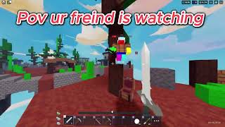 Friend vs Dad roblox bedwars [upl. by Hestia217]