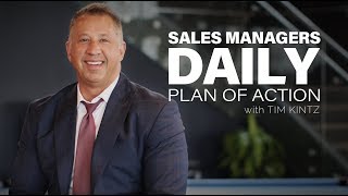 Sales Manager Daily Action Plan [upl. by Lenahtan81]