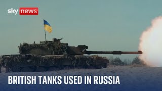 British Challenger 2 tanks have been used inside Russia by Ukrainian troops Sky News understands [upl. by Neicul623]