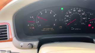 2003 Lexus LS430 fail safe throttle issue Possible ECM failure [upl. by Orten]