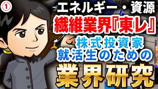 繊維業界『東レ』エネルギー・資源（1）株式投資家・就活生のための業界研究 対談ミスタヤマキ [upl. by Normalie50]