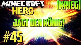 JAGT DEN KÖNIG  Minecraft HERO 45 [upl. by Krik431]