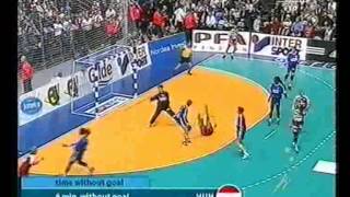 France  Hungary handball world championship final 2003  Zagreb Part 2 [upl. by Nairolf]