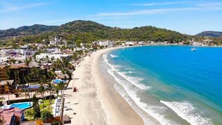 Guayabitos Beach Rincon de Guayabitos MEXICO  Walking Tour [upl. by Aihk]