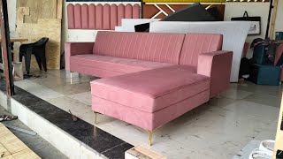 Sofa Design l shape  Corner Sofa Design pune Dehugaon Best Sofa Design [upl. by Aisor]