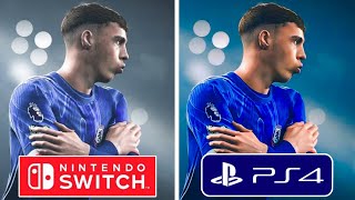 EA Sports FC 25 PS4 vs Nintendo Switch Graphics Comparison [upl. by Alacim]