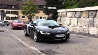 Audi R8 StartUp SOUND [upl. by Annaear]