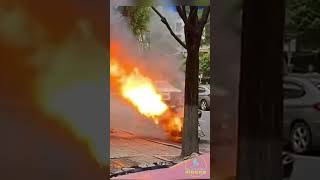 Fire amp Chaos When Lithium Batteries FAIL shorts [upl. by Enelad748]