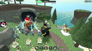 Freezing towers and supports molten win  Roblox Tower Defense Simulator [upl. by Eirdua]