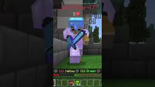 Killed him in IRON ARMOR minecraft clutch combo armor pvp [upl. by Ibrek]