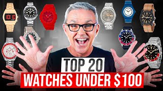 The 20 Best Watches Under 100  2024 Edition [upl. by Alokin]