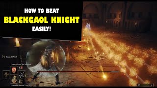 How to Beat the Blackgaol Knight  Full Elden Ring Guide [upl. by Dnanidref]