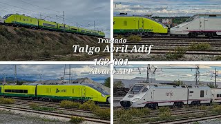 Traslado renfe s730  Talgo Avril 162001 Adif Las Matas 261024 [upl. by Arimaj424]