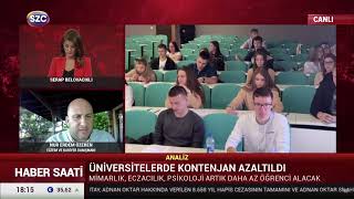 Sözcü TV Haber Saati Serap Belovacıklı  YÖKün 2Öğretim Kontenjanlarını Düşürmesine Dair Yorumlar [upl. by Gnim596]