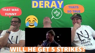 DERAY DAVIS Comedy Jam  REACTION [upl. by Suirrad]