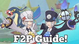 F2P Guide x2 Unova  x1 GhostElectric Sygna Siblings  All Aboard  Pokémon Masters EX [upl. by Bronder]