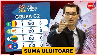 FABULOS CATI BANI primeste FRF daca Romania castiga GRUPA din Liga Natiunilor [upl. by Ardnait]