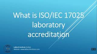 Basic Understanding of ISO IEC 17025 2017 Laboratory Accreditation PREVIEW [upl. by Triplett205]