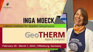 Interview  Dr Inga Moeck LIAG  GeoTHERM 2024 Offenburg Germany [upl. by Averell]