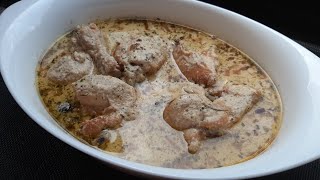 Kashmiri Chicken Yakhni  Kokur Yakhin  chicken in yogurt gravy [upl. by Yanarp]