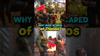 why was HULK Scared of THANOS HULK Hates BRUCE  Hulk vs Thanos in Avengers Infinity War shorts [upl. by Ocirderf]