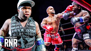 Dwarf 50 Cent Impersonator Settles Beef In The Ring [upl. by Anaoy]