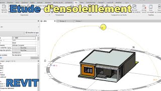 TUTO REVIT EN FRANÇAIS  Comment faire une Etude densoleillement [upl. by Odlanar]